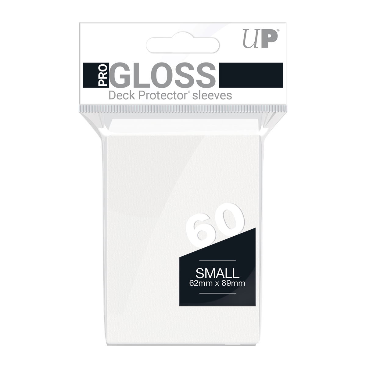 Ultra PRO: PRO-Gloss Small Deck Protector Sleeves White, 60 pcs
