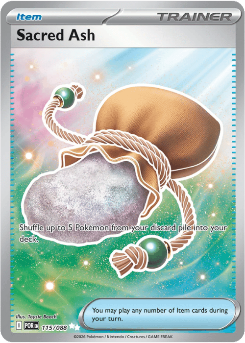 Sacred Ash 115/088 - Pokémon Perfect Order