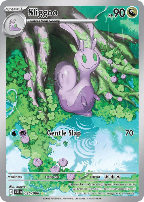 Sliggoo 095/086 Illustration Rare Pokemon Chaos Rising