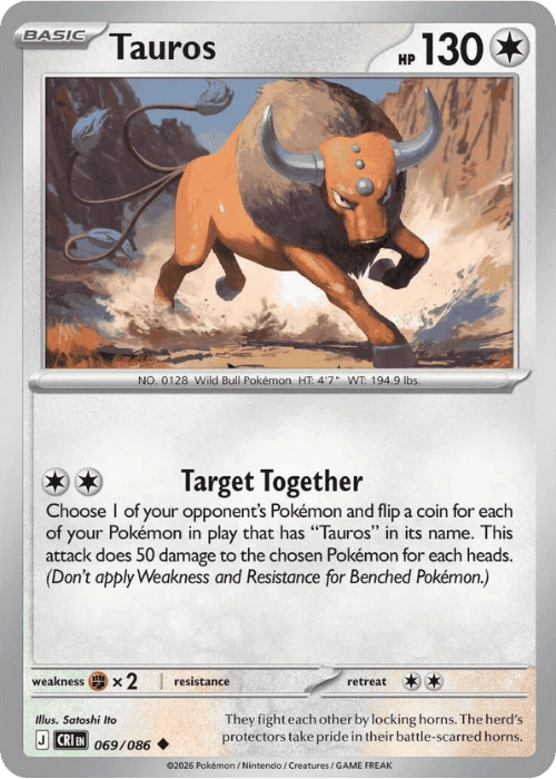 Tauros 069/086 Chaos Rising