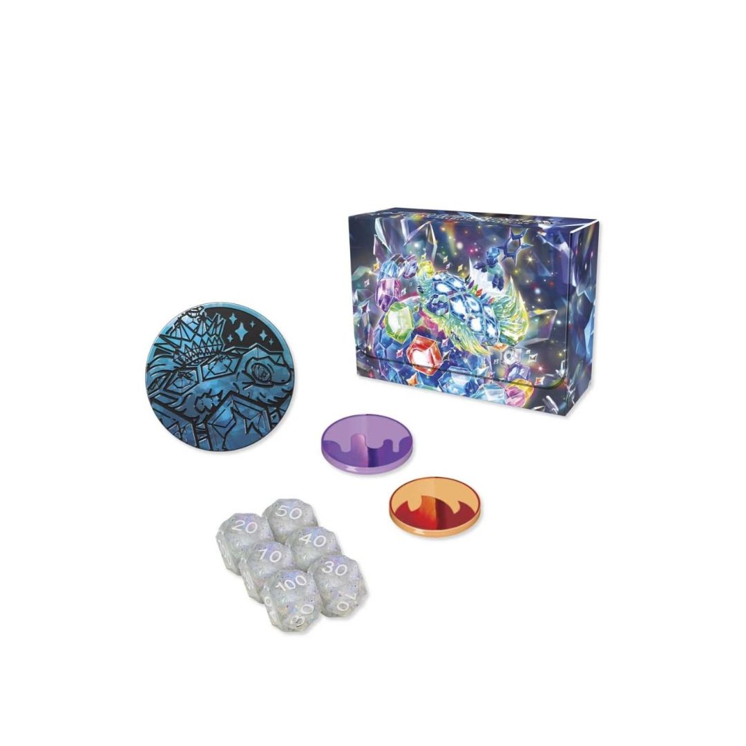 Pokémon Terapagos ex Ultra Premium Collection box med mängder av premium-tillbehör, promokort och booster packs