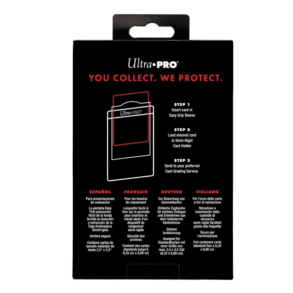 Ultra PRO: Grading Card Submission Combo Pack baksidan av förpackningen