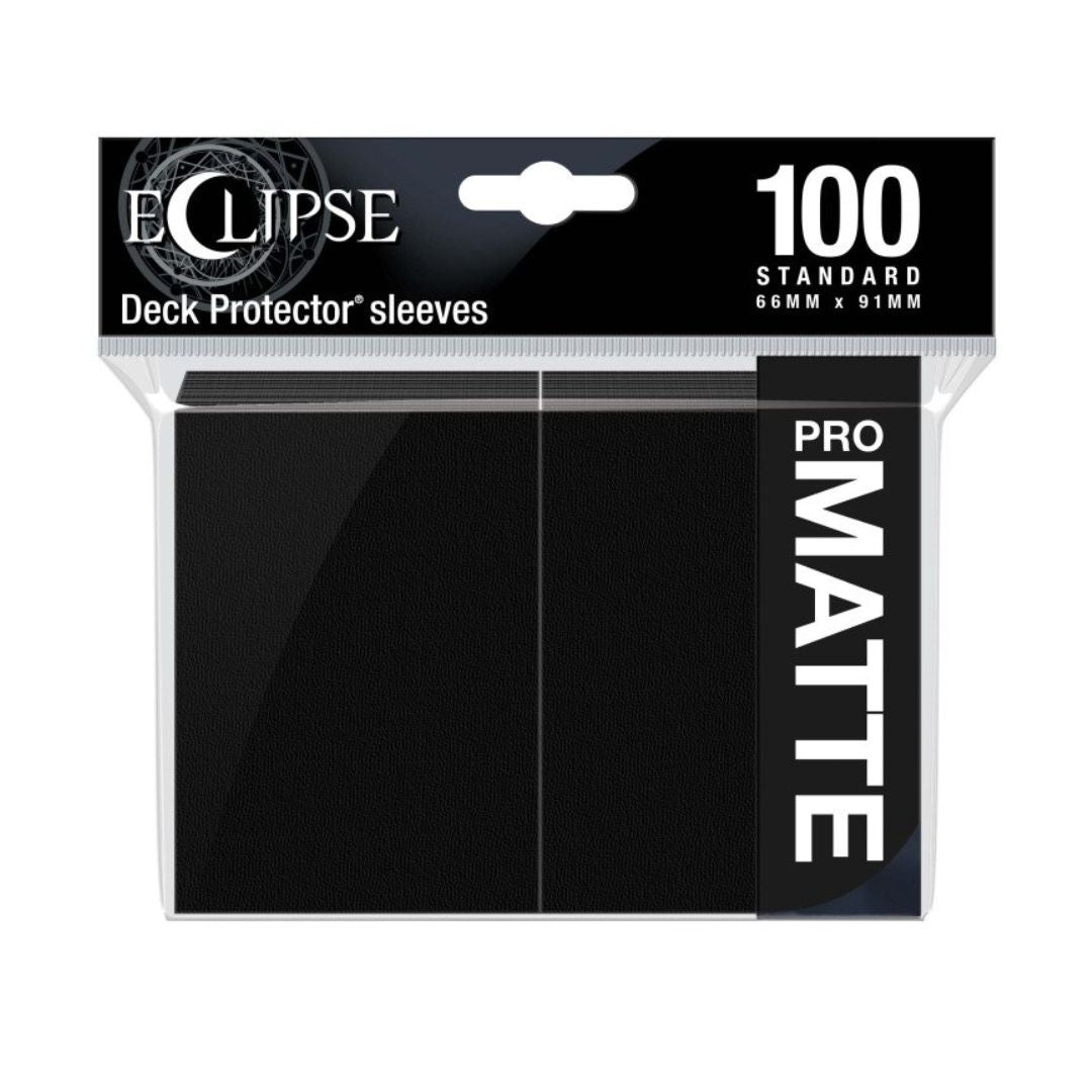Ultra PRO: Eclipse Standard Deck Protector Sleeves Pro Matte 100st, Svart