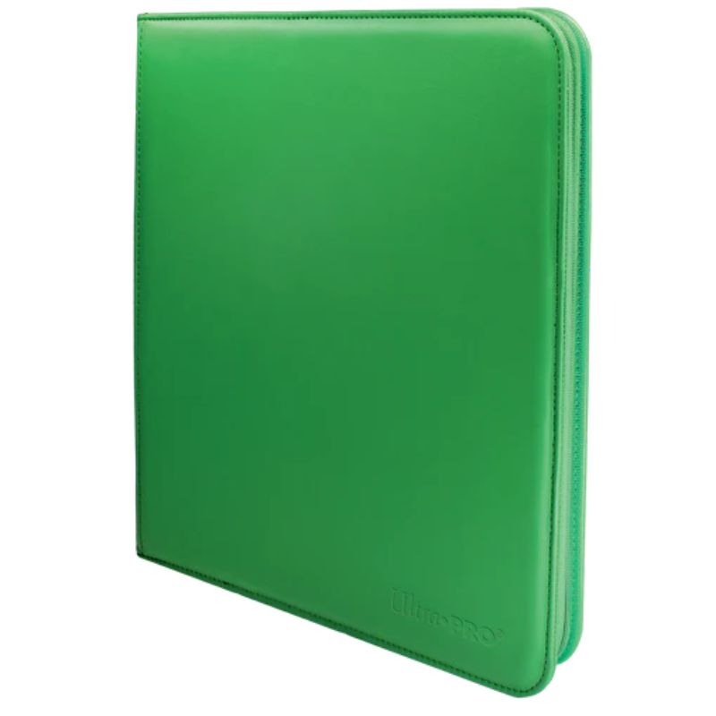 Ultra PRO: Vivid 12-Pocket Zippered PRO-Binder - Green