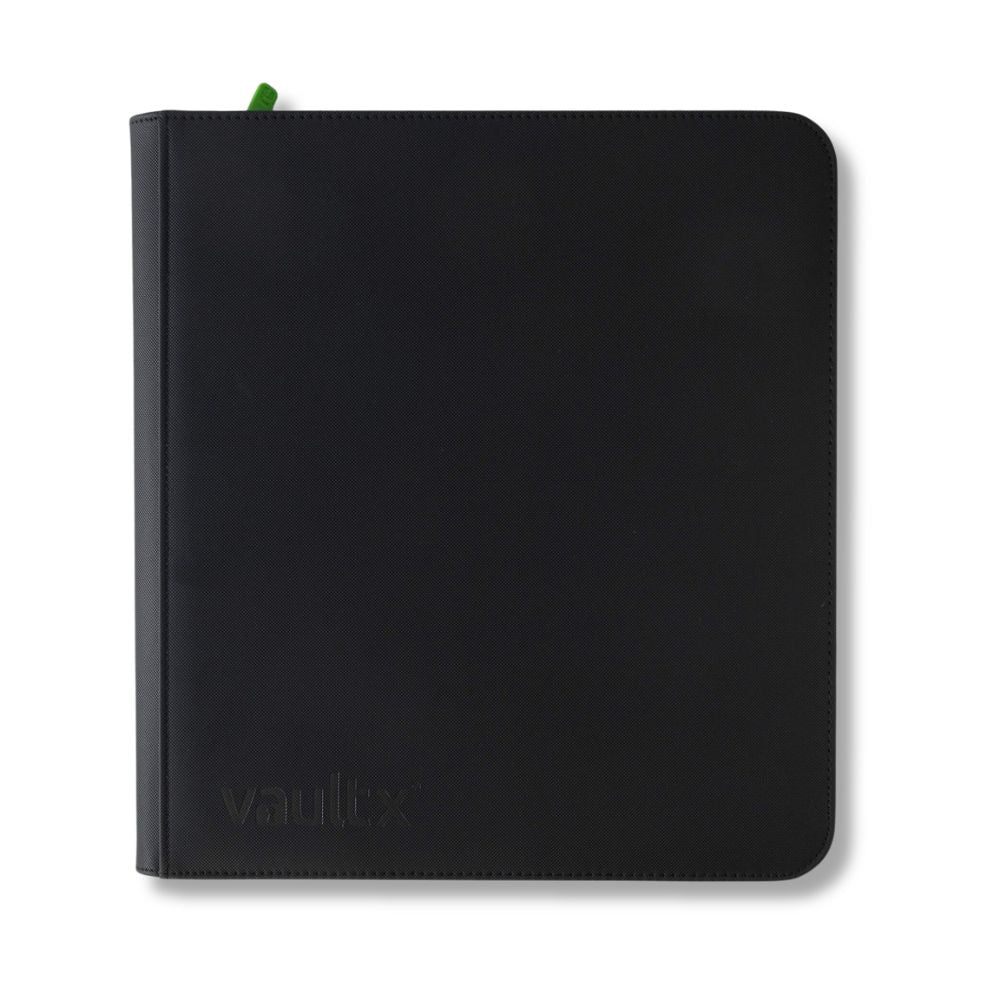 Vault X: 12-Pocket Exo-Tec® Zip Binder Signature Black