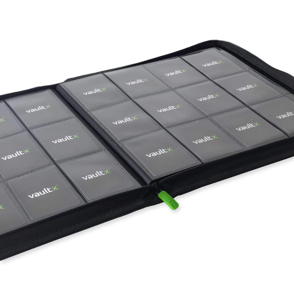 Vault X: 12-Pocket Exo-Tec® Zip Binder insida