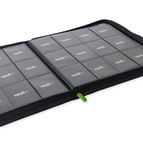 Vault X: 12-Pocket Exo-Tec® Zip Binder insida