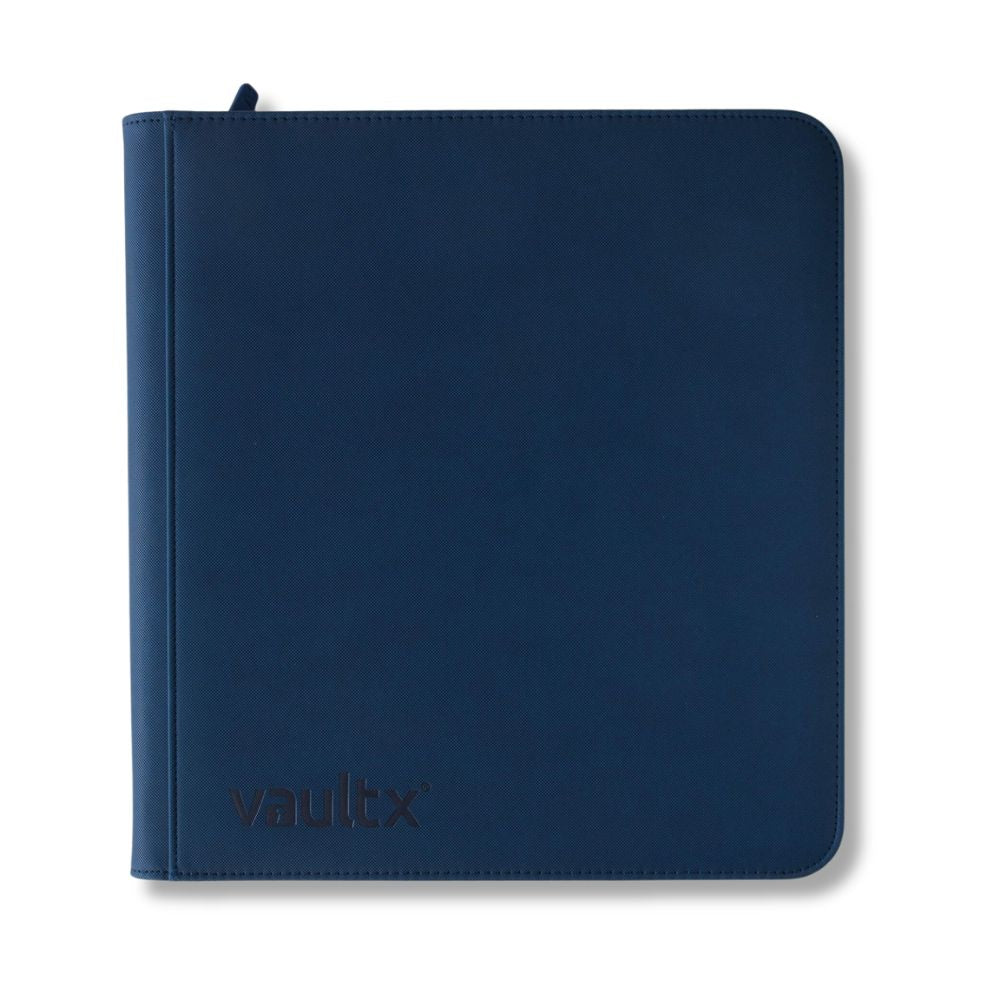 Vault X: 12-Pocket Exo-Tec® Zip Binder Royal Blue
