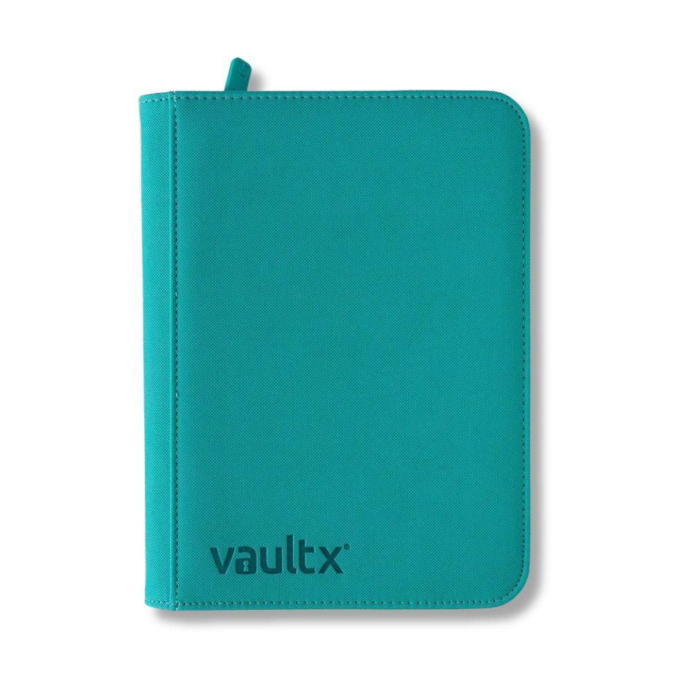 Vault X: 4-Pocket Exo-Tec® Zip Binder Ocean Blue
