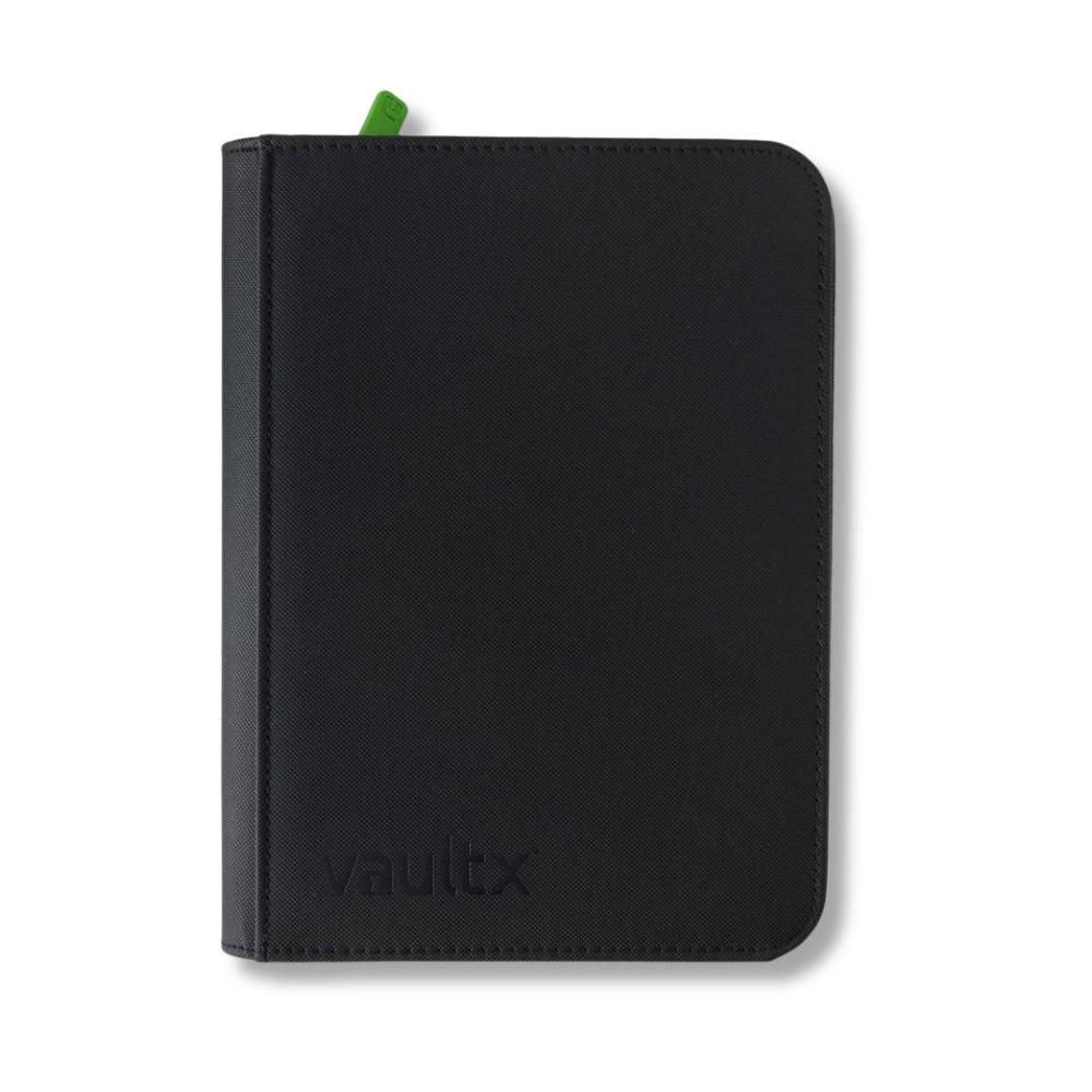 Vault X: 9-Pocket Exo-Tec® Zip Binder Signature Black
