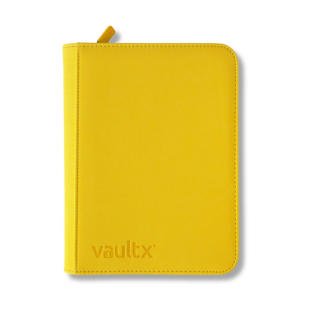 Vault X: 9-Pocket Exo-Tec® Zip Binder Sunrise Yellow