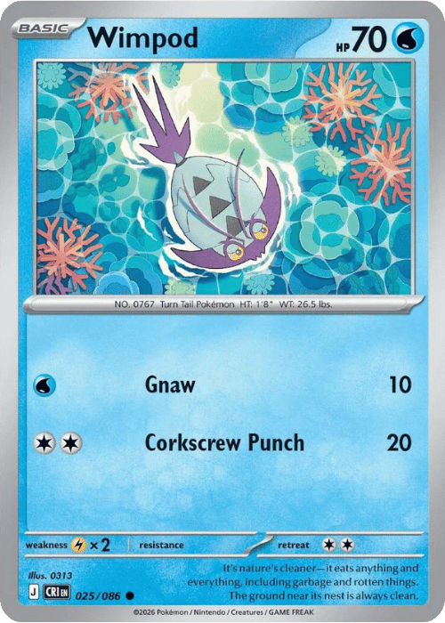 Wimpod 025/086 - Pokémon Chaos Rising