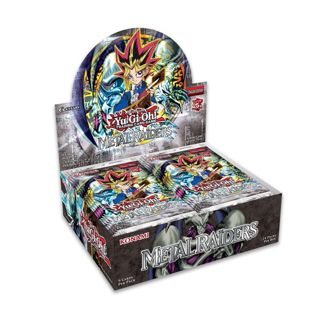 Yu-Gi-Oh! Metal Raiders 25th Anniversary Booster box firar ett kvarts sekel med nyutgåvor av äldre kort