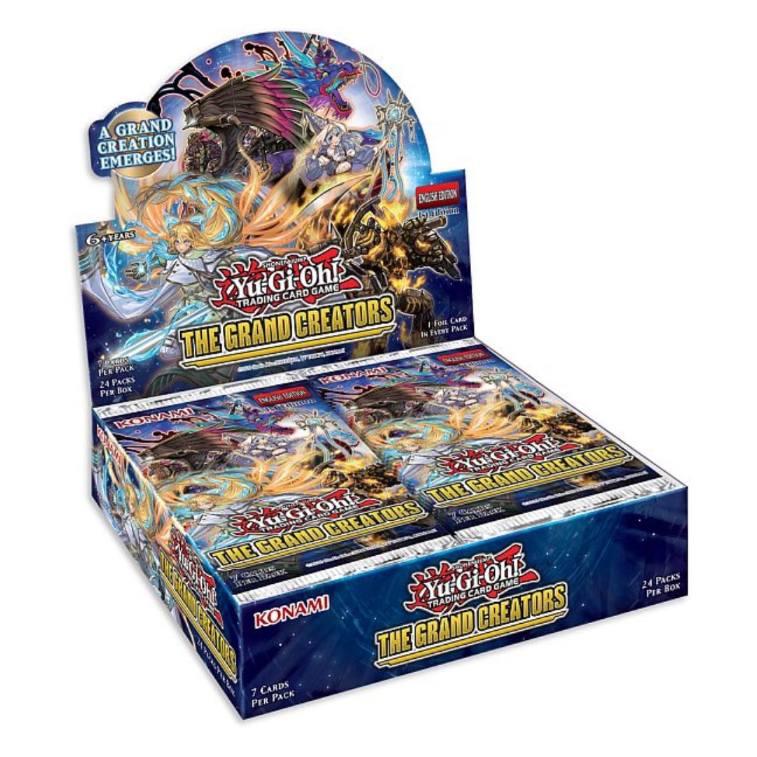 Yu-Gi-Oh! The Grand Creators Booster box med nya arketyper och spännande kort